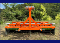 Erpice per sabbie silicee - disponibile con rullo da 2 e 1,5 m.