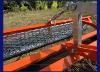 Erpice per sabbie silicee - Larg. 2,5 m. - Doppio rullo