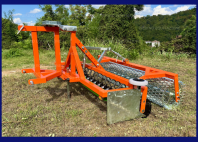 Erpice per sabbie silicee - disponibile con rullo da 2 e 1,5 m.